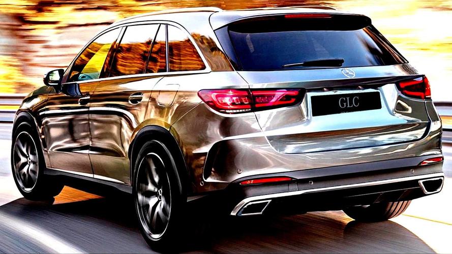 2022款奔驰glc终于登场搭20t9at带四驱39万还要啥奥迪q5l啊