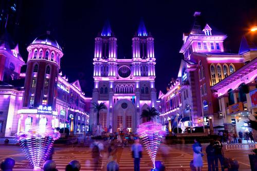 夜色倾城——光谷步行街