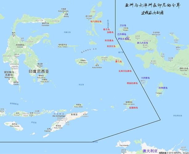 亚洲与大洋洲在印尼的分界