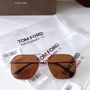 新品tomford汤姆福特tf0852墨镜时尚高质量钛合金复古方形太阳镜