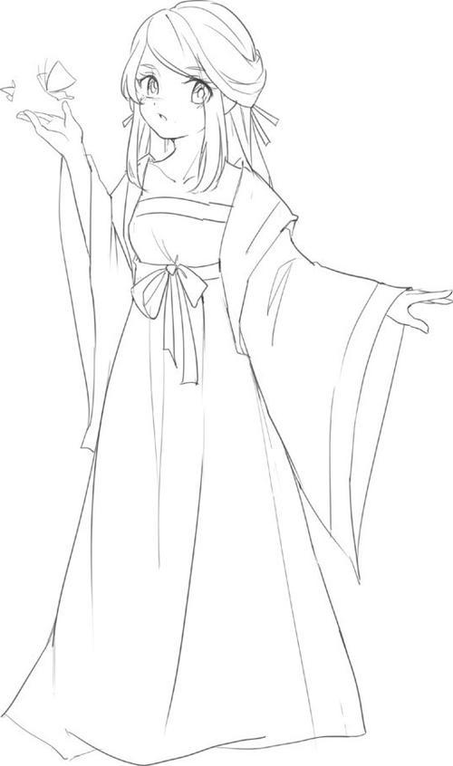 古风超简单 古风漫画初级绘画教程 综合基础卷最新_著