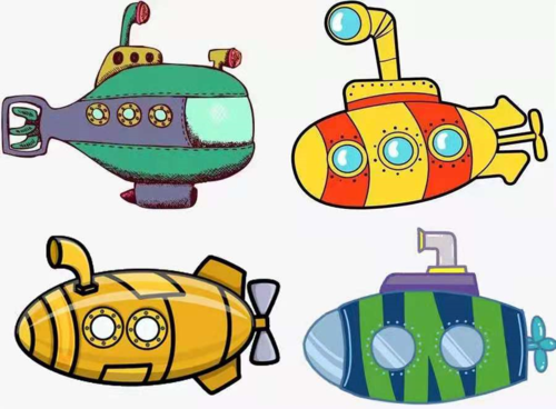 美术教案|潜水艇