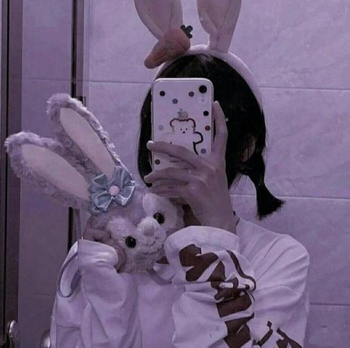 治愈系可爱女生真人遮脸头像