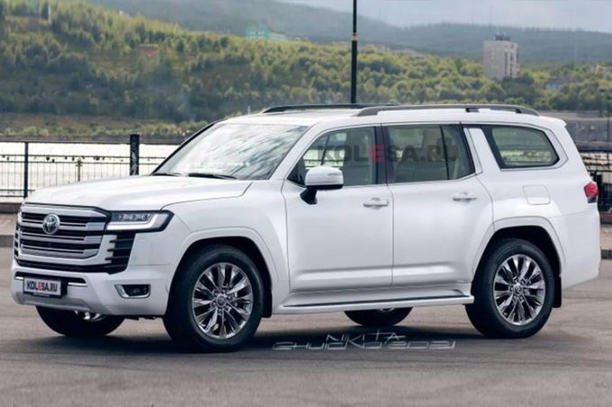 丰田全新兰德酷路泽加长版渲染图曝光