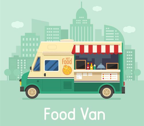 new design 5m long mobile food cart electric food