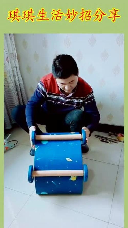 这样用废弃的纸盒做出来的手工小推车,你学会了吗