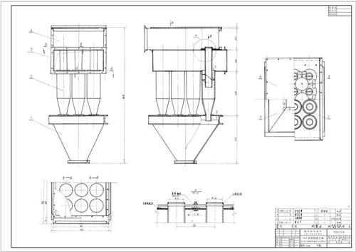 多管除尘器图纸