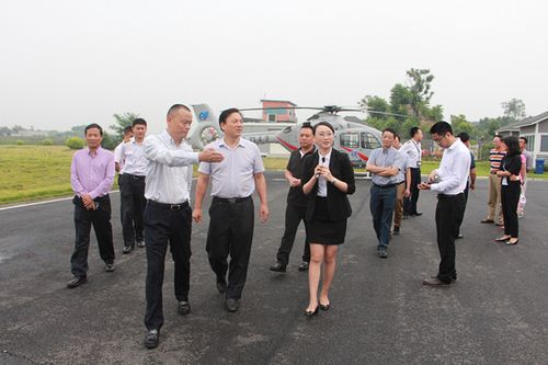 省市领导关心通航发展 莅临西林凤腾考察调研