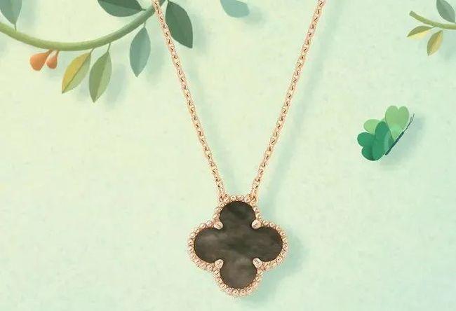 四叶草项链是什么牌子梵克雅宝官网四叶草项链正品价格