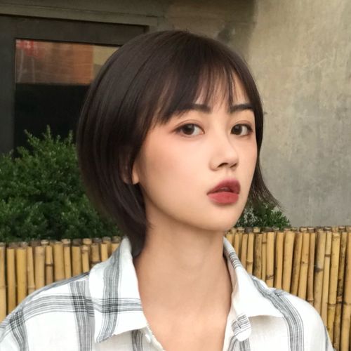 正品魅丝黛儿假发女短发网红波波头蓬松自然全头套真人空气刘海假