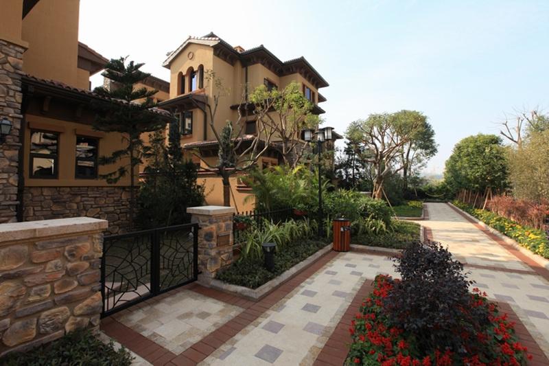 方直珑湖湾别墅区实景