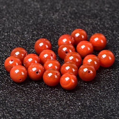 7a天然川料满肉南红玛瑙散珠子diy水晶手工饰品串珠