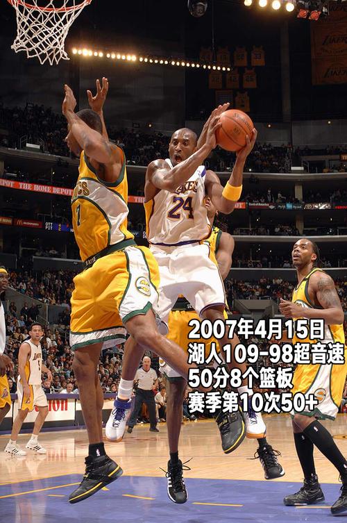 科比生涯第11季24佳比赛 单场65分10次50