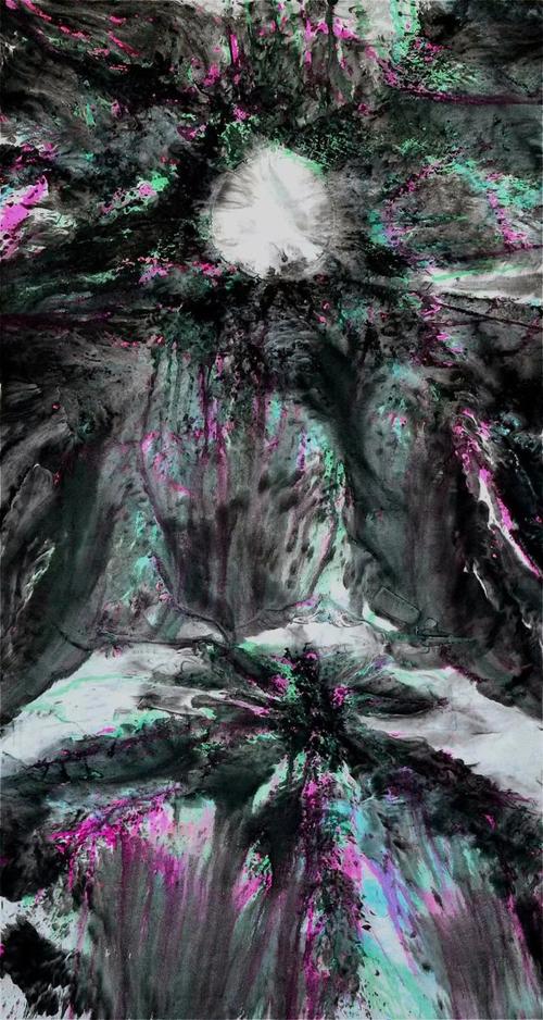 桂斌现代水墨作品欣赏