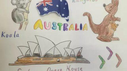 走进澳大利亚英文手抄报 走进童话手抄报
