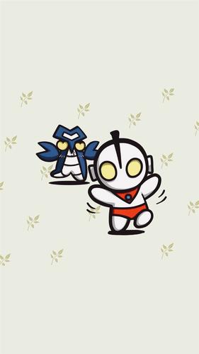 q版迪迦奥特曼壁纸欣赏,这样的奥特曼有点可爱!