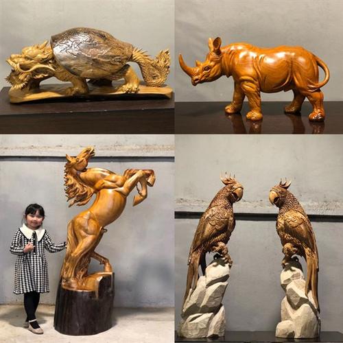 工艺老鹰宏图崖柏老料天然随形木头根雕木雕根雕