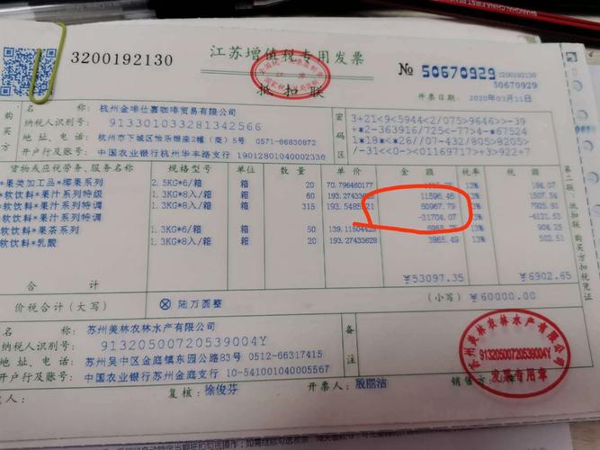 上面发票负数是什么意思?怎么做会计分录