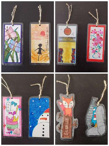 书情——2020年金鹰小学"书香校园"阅读活动之书签设计,好书推荐比赛