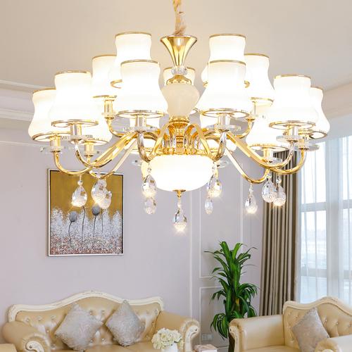 同位角照明吊灯客厅灯欧式水晶灯新款餐厅吊灯家用卧室灯简约现代灯饰