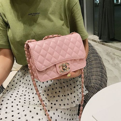 香奈儿包包2020新款,香奈儿2020最新款包包 香奈儿爱马仕上新欧美潮女2020春夏韩版菱格链条包小