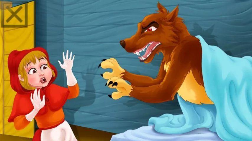 专家们初步断定,中国"狼外婆"型故事和欧洲"小红帽"型故事分别属于两