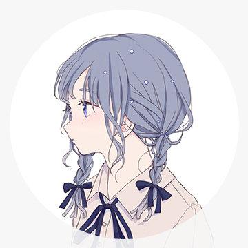 漫画头像女生侧脸清秀