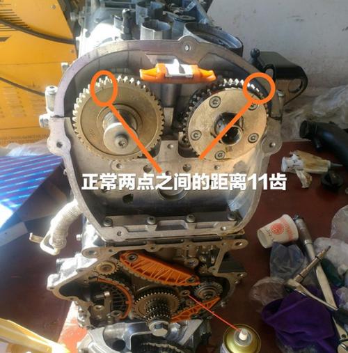 ea888因未定期更换维护正时链条导致跳齿气门被顶弯惨