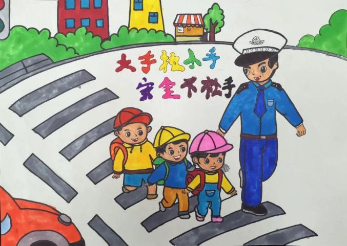 中国人民警察节 | "我心目中的人民警察"少儿绘画优秀