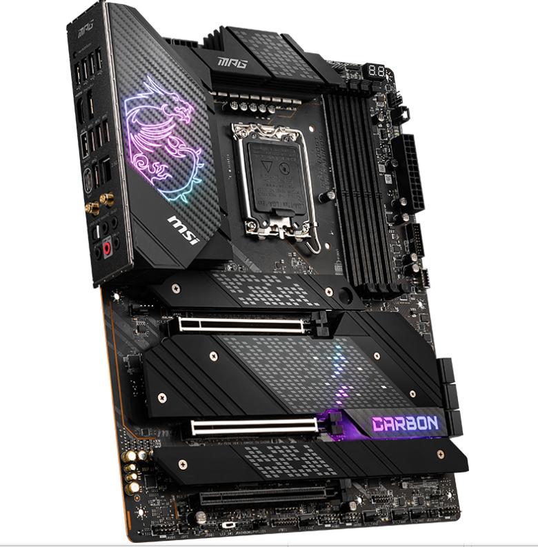 主板:微星(msi)mpg z690 carbon wifi ddr5暗黑主板