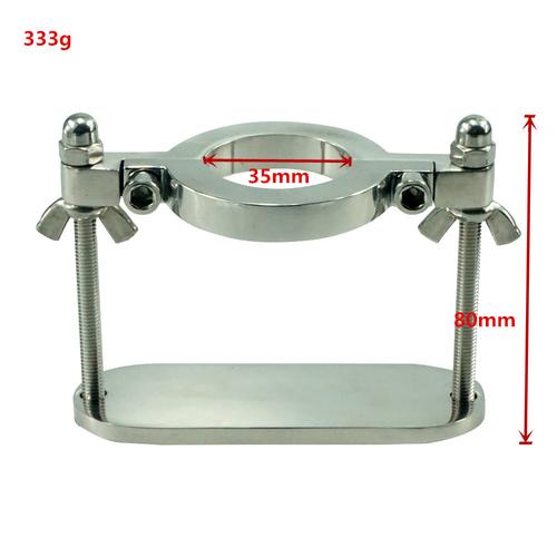ss022金属不锈钢阴囊睾丸挤压器 男性夹具刺激情趣用品厂家直销