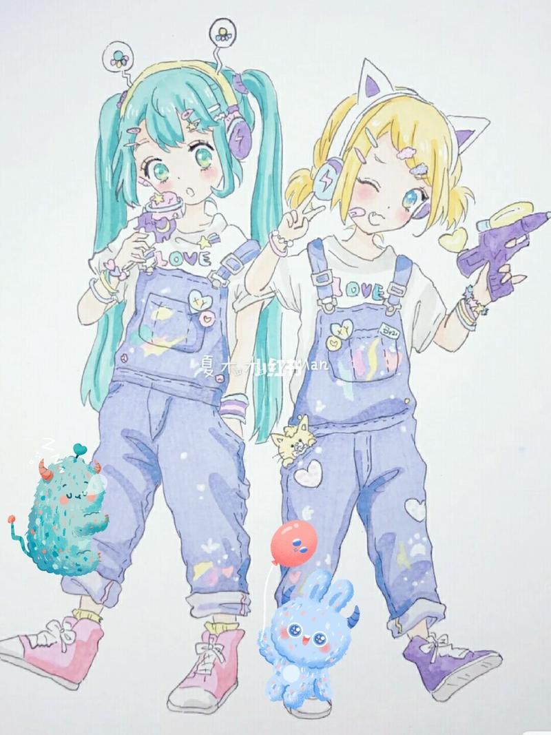 二次元少女初音喵酱最佳闺蜜