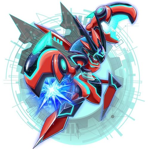 巨钳螳螂赤影形态 (精灵战斗图)