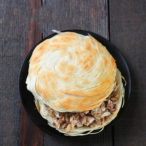 潼关肉夹馍中式汉堡老潼关饼夹肉独立包装开袋加热即食150g袋 潼关肉