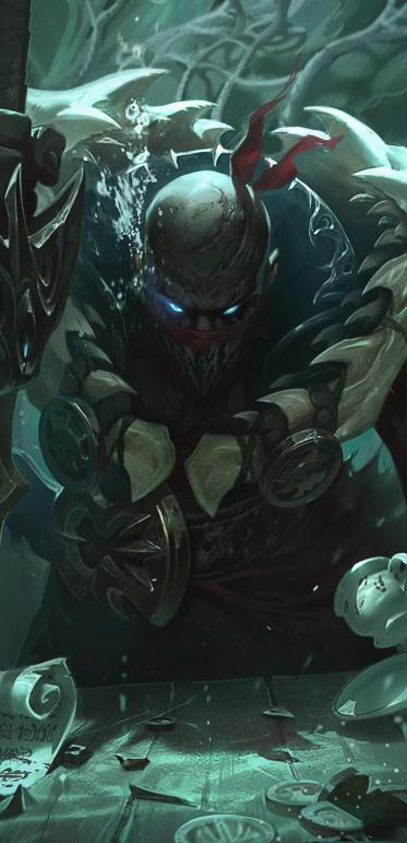 2k手机竖屏分辨率1080x2232英雄联盟血港鬼影派克皮肤9壁纸