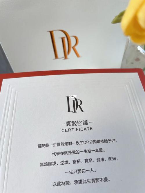 签订真爱协议啦|原来这么有仪式感#dr钻戒_钻戒_dr钻戒(青岛万象城店)