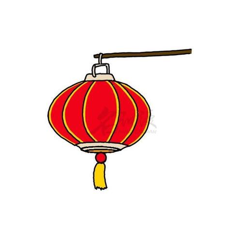 灯笼怎么画
