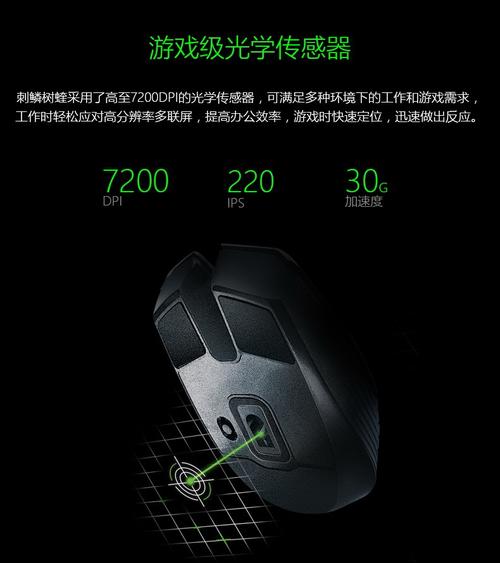 razer/雷蛇刺鳞树蝰游戏鼠标atheris蓝牙无线双模鼠标 适用电竞