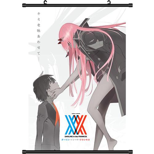 国家队02挂画darling in the franxx超大卷轴海报动漫周边定制 - 幽怡