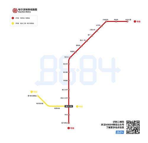 哈尔滨地铁线路图