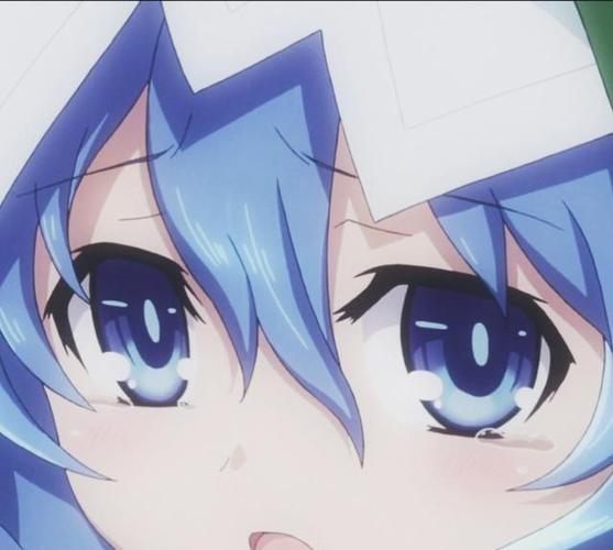 萌系动漫头像,蓝发性格温顺又胆小的四糸乃!