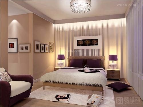 卧室墙壁什么颜色好——碎花壁纸搭配黄色