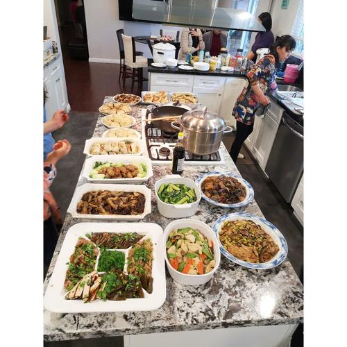 五月在洛杉矶之家庭自助餐–home.