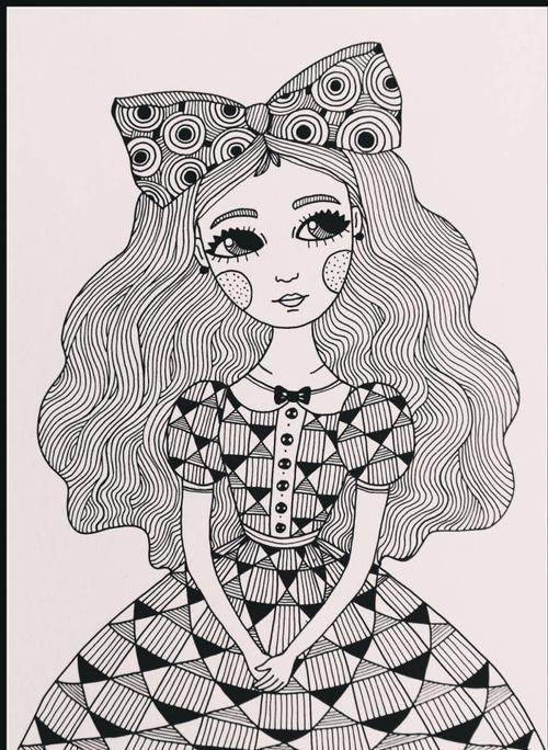 线描画人物大全有创意