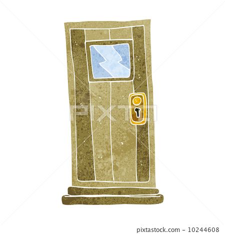 插图素材: cartoon door
