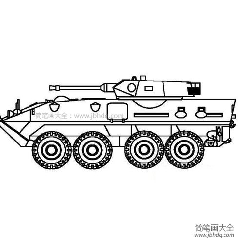 战车简笔画图片大全_步战车简笔画图片
