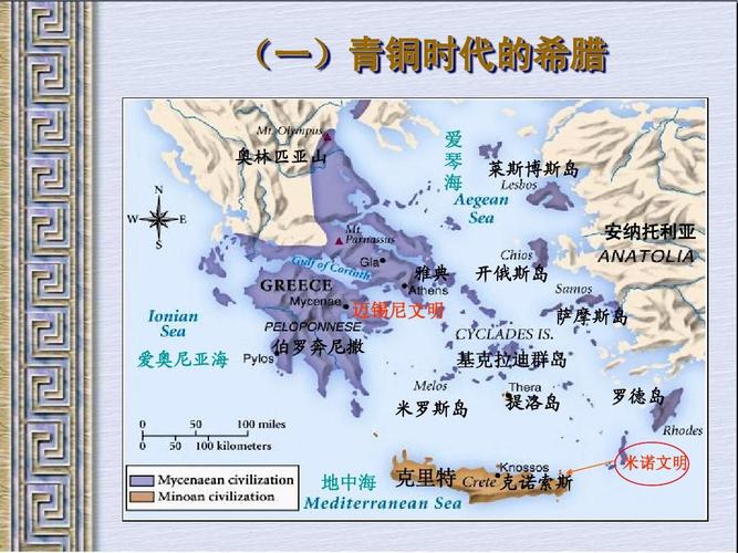 西方文明史介绍 (一)青铜时代的希腊 奥林匹亚山 爱 琴 海 莱斯博斯岛