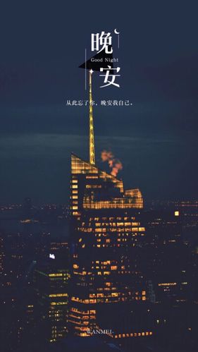 从此忘了你,晚安我自己