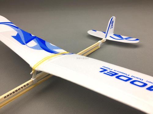 新天驰橡筋动力模型飞机 航模diy橡皮筋飞机中天模型