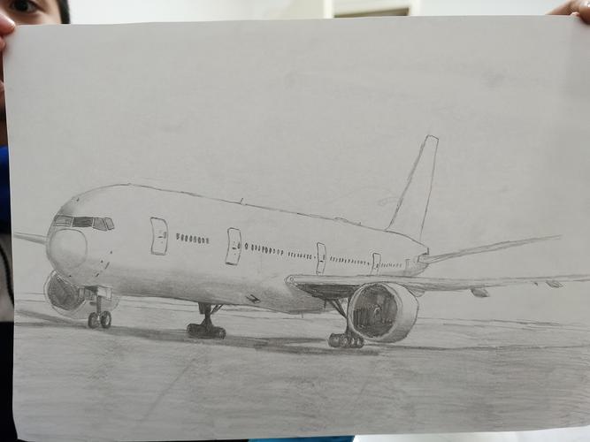 铅笔画(飞机)